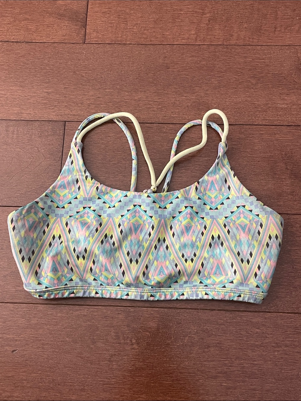 5/$25 Ivivva Pastel Multi-Color Sports Bra - Mint, Pink, Yellow, Blue
